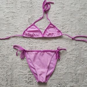 burberry swimsuit purple